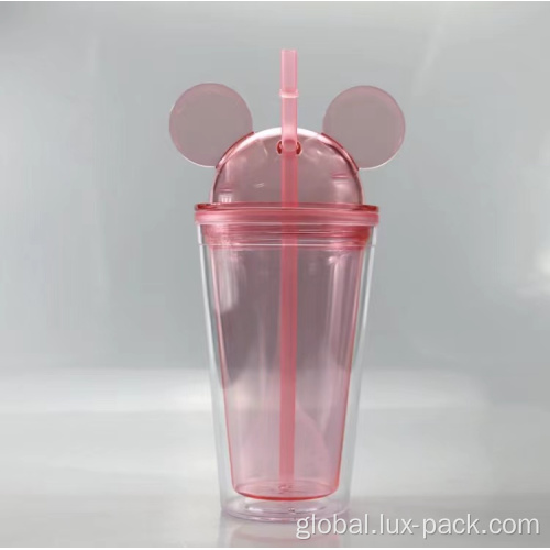 Small Plastic Bottles With Lids High Quality Double Wall Cups Free Clear Water Supplier